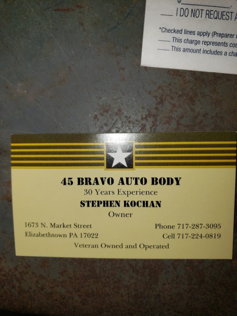 Auto Repair Shops in Elizabethtown: 45 Bravo Autobody &General repair