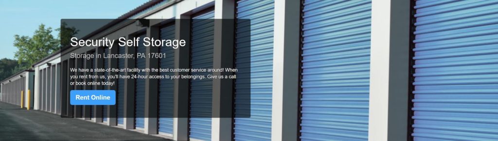 Self-Storage Facilities in Lancaster: Security Self Storage