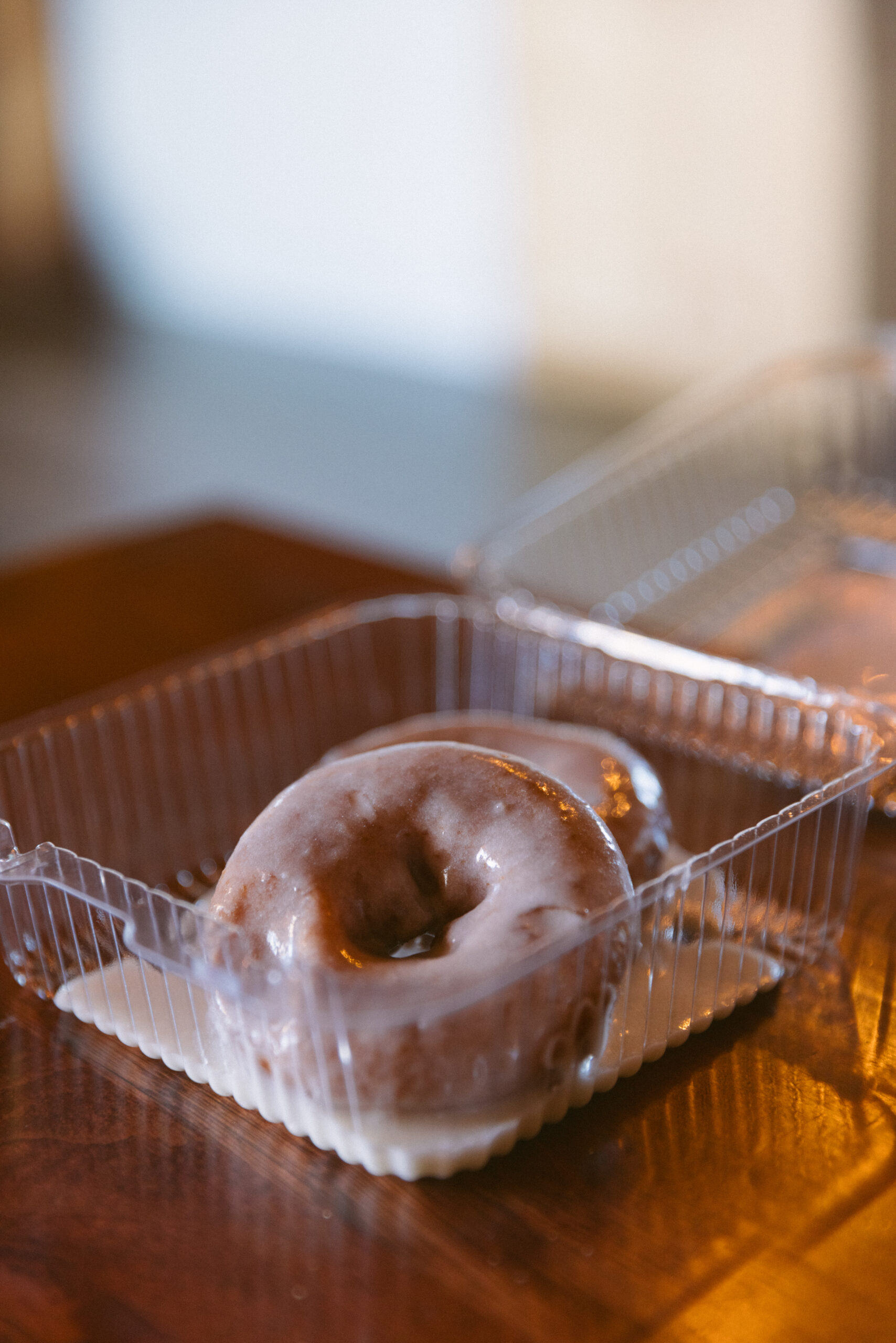 Old Barn Creamery Amish homemade donuts with glaze overtop - Holtwood, PA